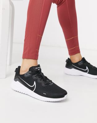 nike running renew arena 2 in black