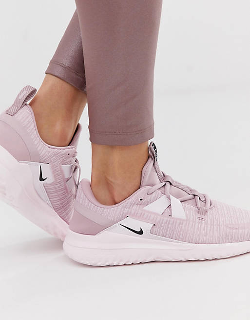 Nike Running Renew Arena Trainers In Pink