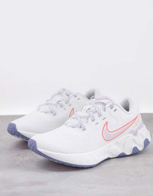 Nike Running Renew Ride 2 trainers in off white | ASOS