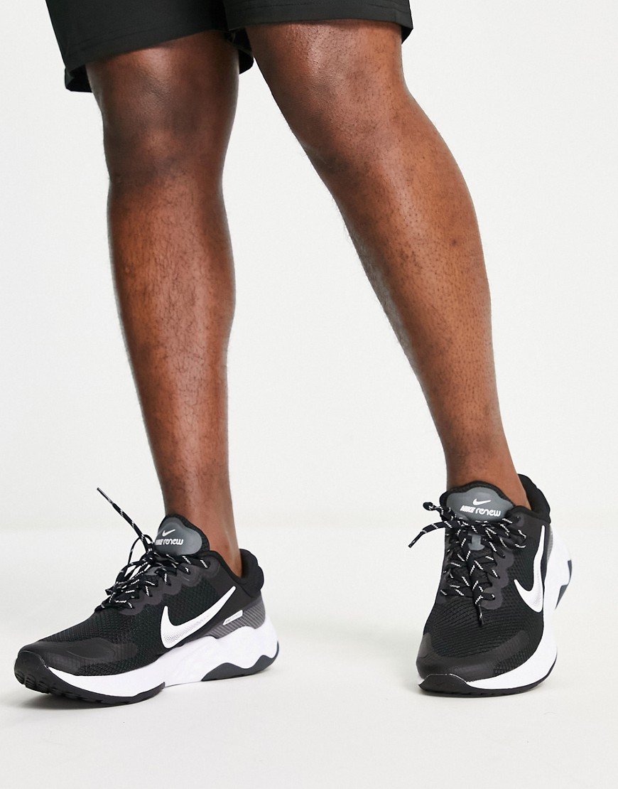 Nike Running Renew Ride 3 sneakers in black