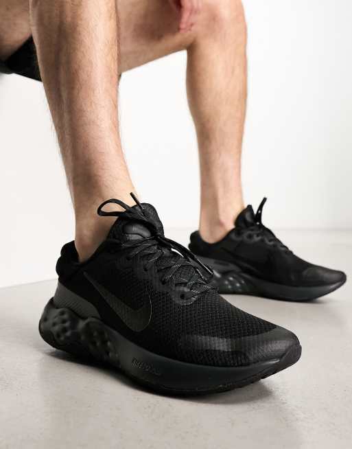 Nike Running Renew Ride Sneakers in zwart ASOS