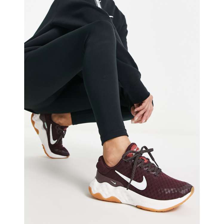 Renew Ride Nike Renew Run Heel Drop Nike Running Renew Ride Trainers In  Dark Red