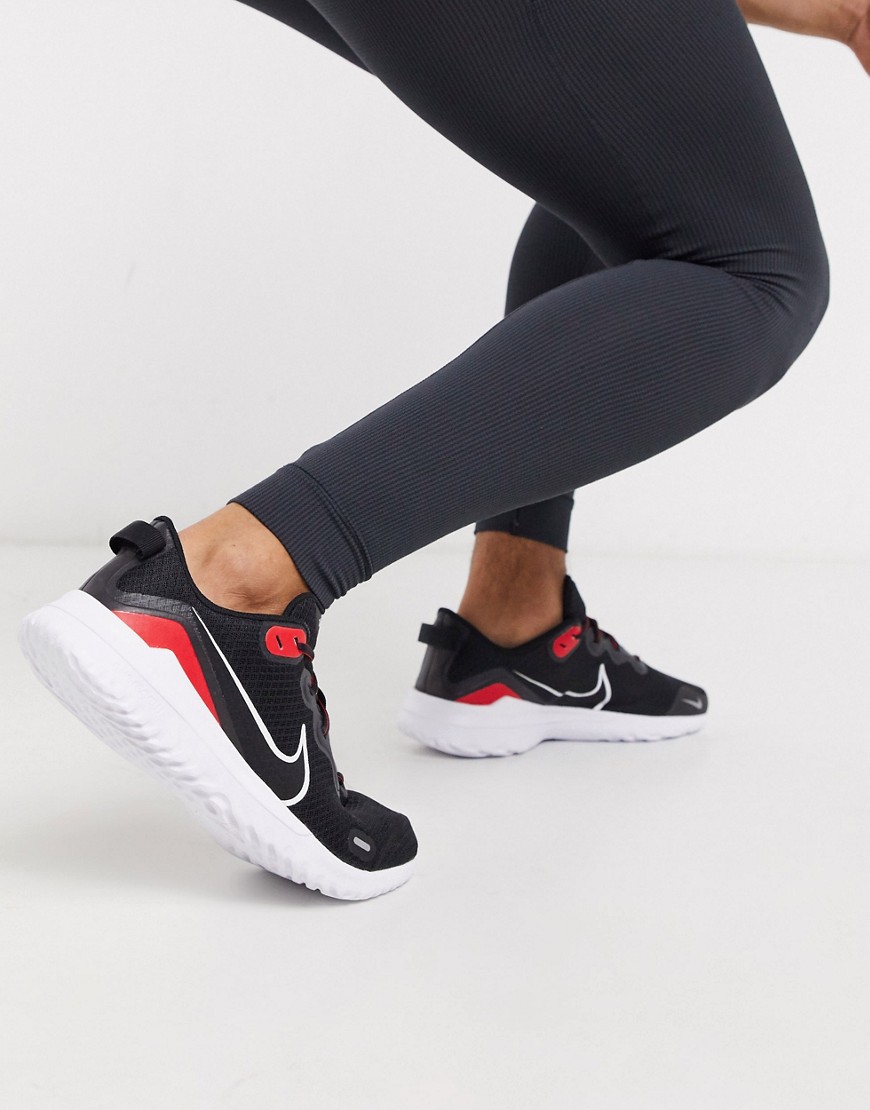 Nike Running Renew Ride sneakers in black
