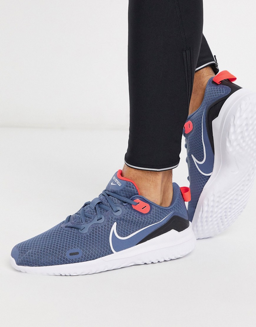 Nike Running Renew Ride trainers in blue