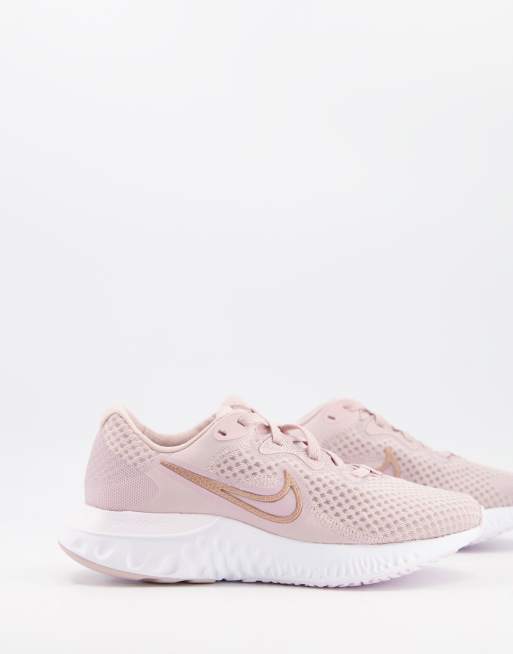 Nike Running - Renew Run 2 - Sneakers in lichtroze