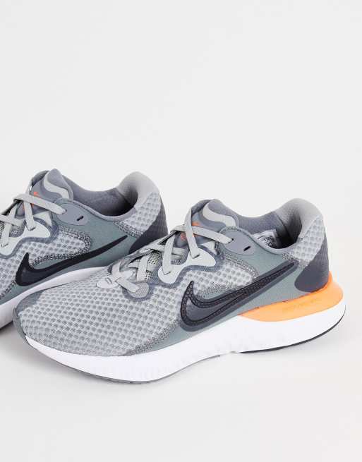 Nike Running Renew Run 2 sneakers in light smoke gray ASOS