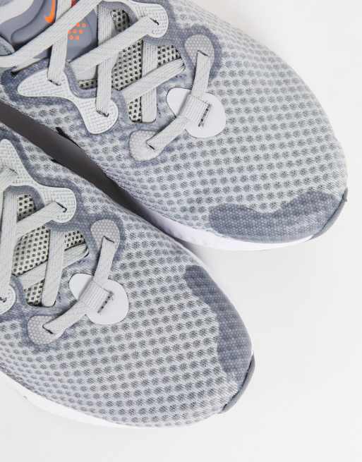 Nike Running Renew Run 2 sneakers in light smoke gray