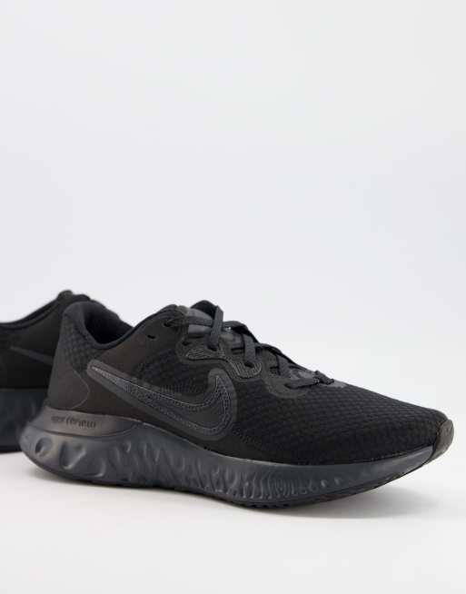 Nike Running Renew Run 2 trainers in triple black ASOS