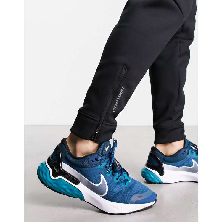 Rally heuvel ondanks Nike Running - Renew Run 3 - Sneakers in groenblauw | ASOS