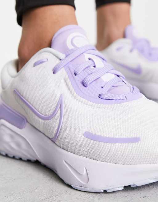 Nike Running - Renew Run 4 - Baskets - Blanc et violet, 2 de 4