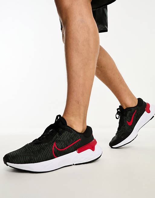Nike Running Renew Run 4 trainers in black | ASOS
