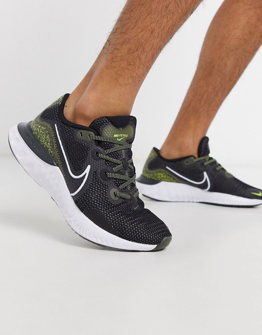 Nike Running Renew Run SE trainers in black