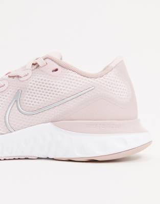 Nike Running Renew Run sneakers in rose 