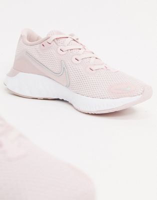 Nike Running Renew Run sneakers in rose 
