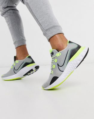 Nike Running Renew Run trainers in grey 