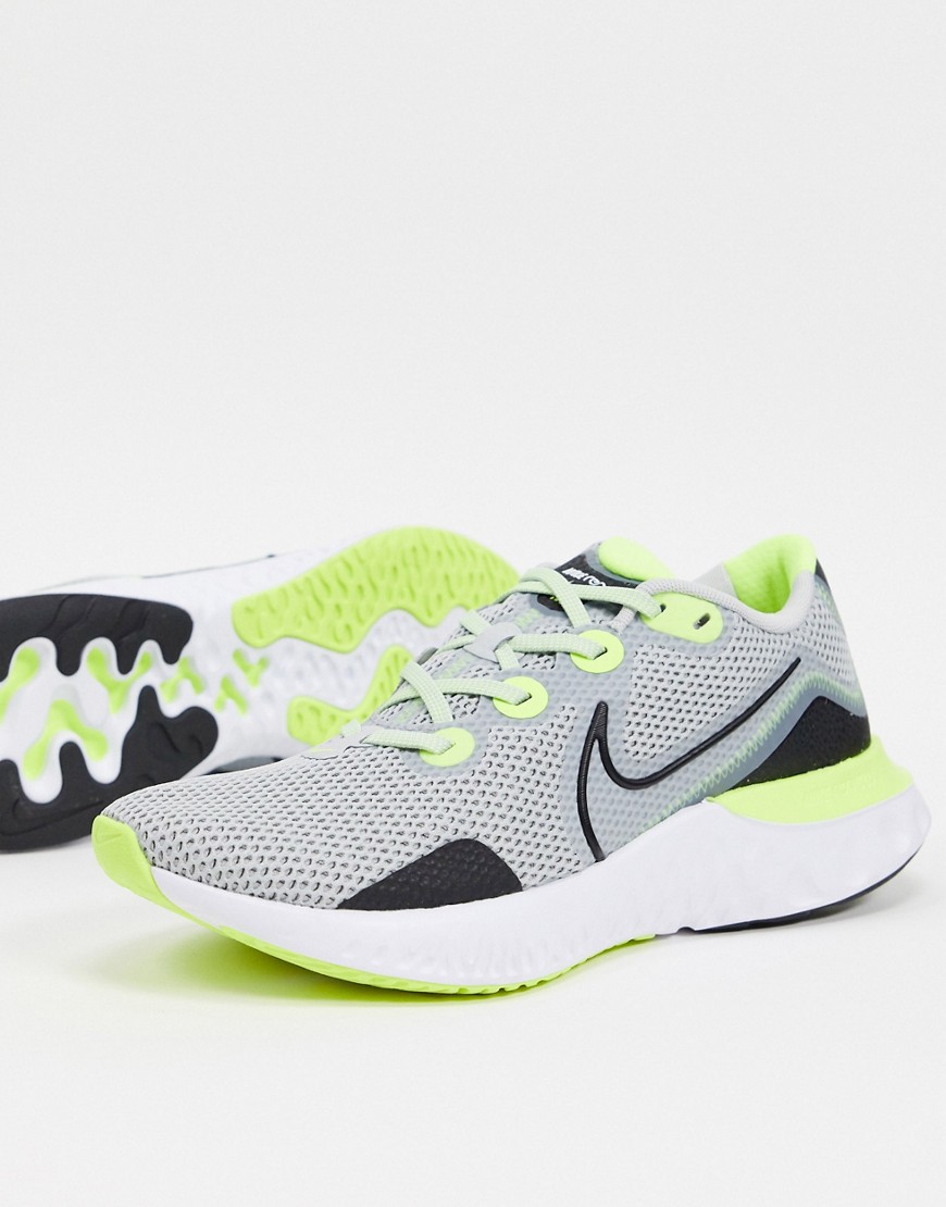 Nike Running Renew Run trainers in grey