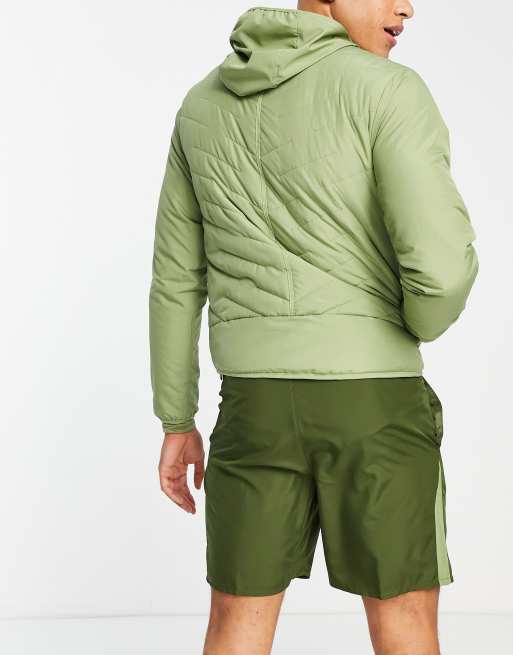 Nike Running Repel synthetic filled jacket in khaki ASOS