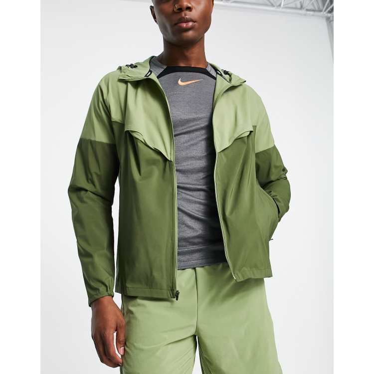 Khaki store nike coat