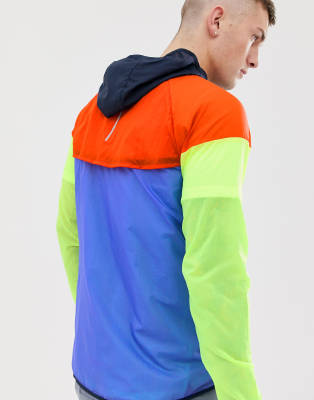 nike running windrunner jacket in multicolour