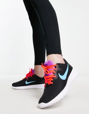 Nike Running - Revolution 6 - Baskets - Noir