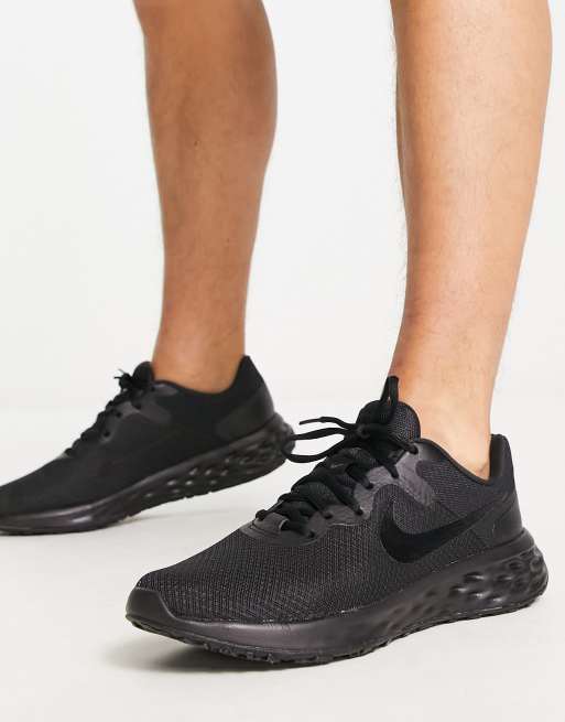 Nike Running Revolution 6 Sneakers in zwart ASOS