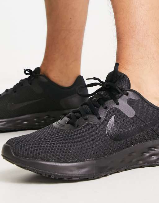 Black nike clearance running trainers