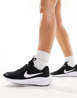 Nike Running Revolution 7 trainers in  black - ASOS Price Checker