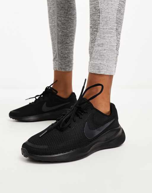 Asos black nike trainers womens on sale