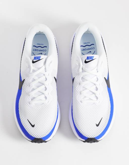 Nike Running Revolution 8 buty sportowe w kolorze białym i niebieskim, 2 z 5