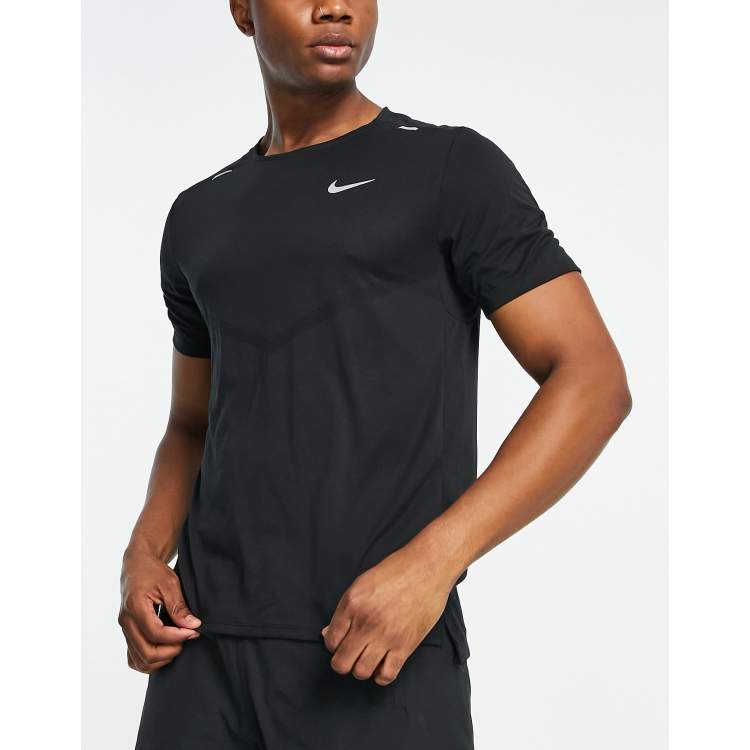 【タグ付き・未使用】NIKE RUNNING S/S TEE RIZE365 Nike Running - Rise 365 Dri-FIT Running T-Shirt - Black Nike