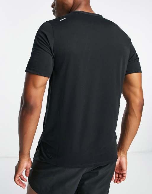 Nike Running Rise 365 Dri-FIT T-shirt in black | ASOS