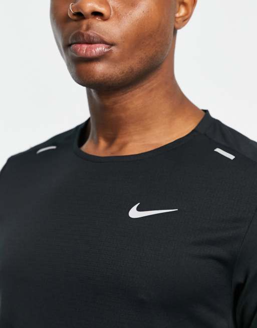 【タグ付き・未使用】NIKE RUNNING S/S TEE RIZE365 Nike Running - Rise 365 Breathe Dri-FIT T-Shirt - Black Nike