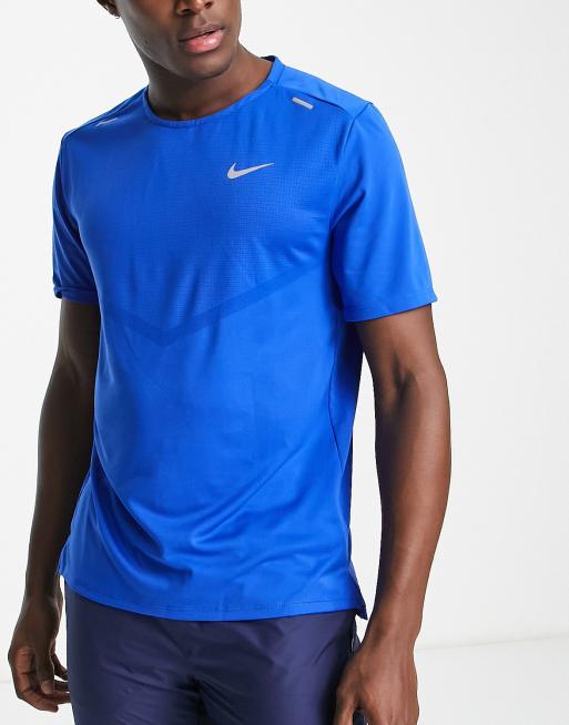 Blue nike hot sale shirt mens