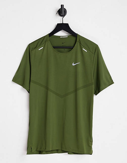 T-Shirts & Vests Nike Running Rise 365 Dri-FIT t-shirt in khaki 