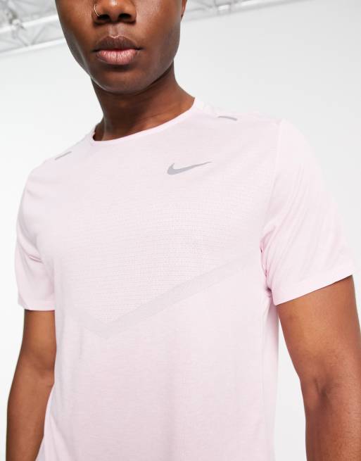 Nike Dry Tee Dri-fittm Cotton Crew Solid (pink Foam/pale Pink