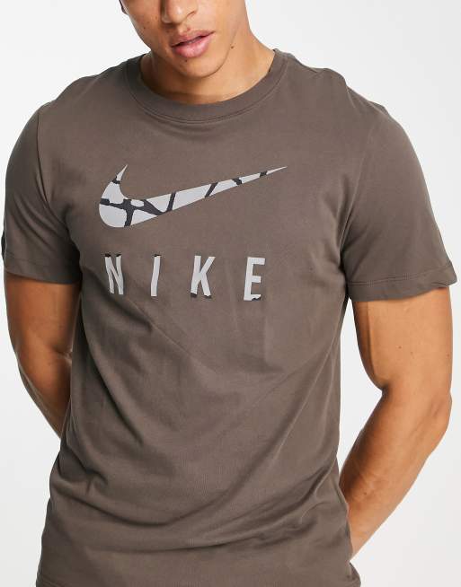 Brown dri fit store shirt