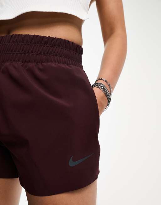 Maroon nike 2025 shorts womens