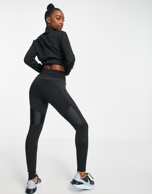 Women's Run Division Epic Luxe Tight - HBR Ashen Slate/Black - The  Athlete's Foot