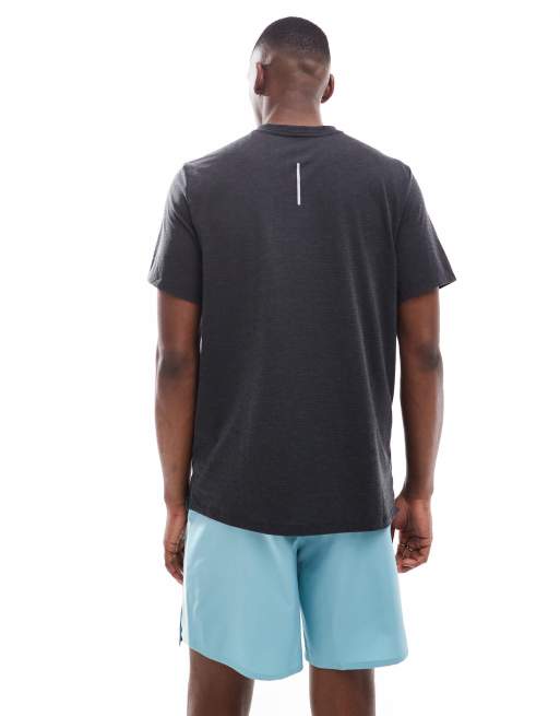 Nike Running Run Division logo graphic T-shirt in black, 4 of 4