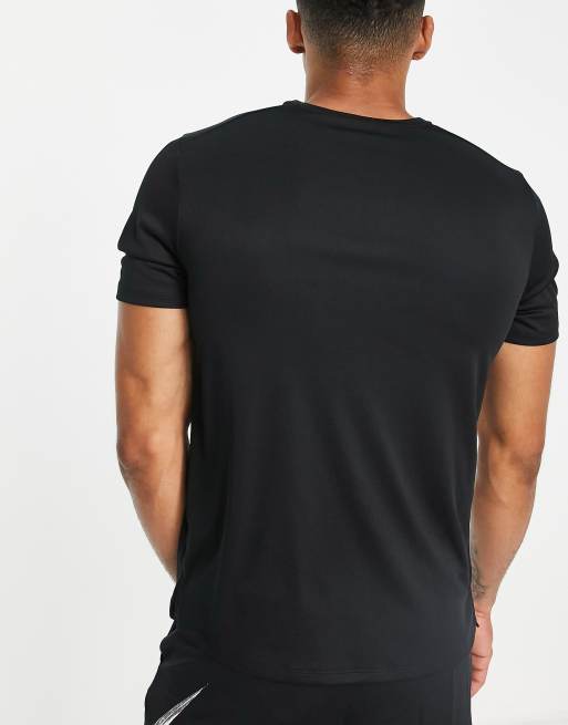 Nike Running Run Division Back Print T-Shirt In Grey 923221-445, ASOS