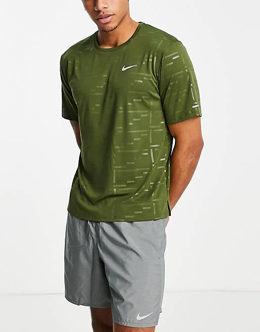 T-Shirts & Vests Nike Running Run Division Miler t-shirt in khaki 