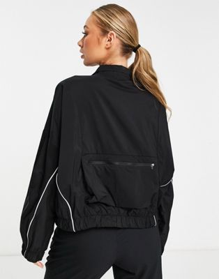 Nike Running Run Division packable jacket in black