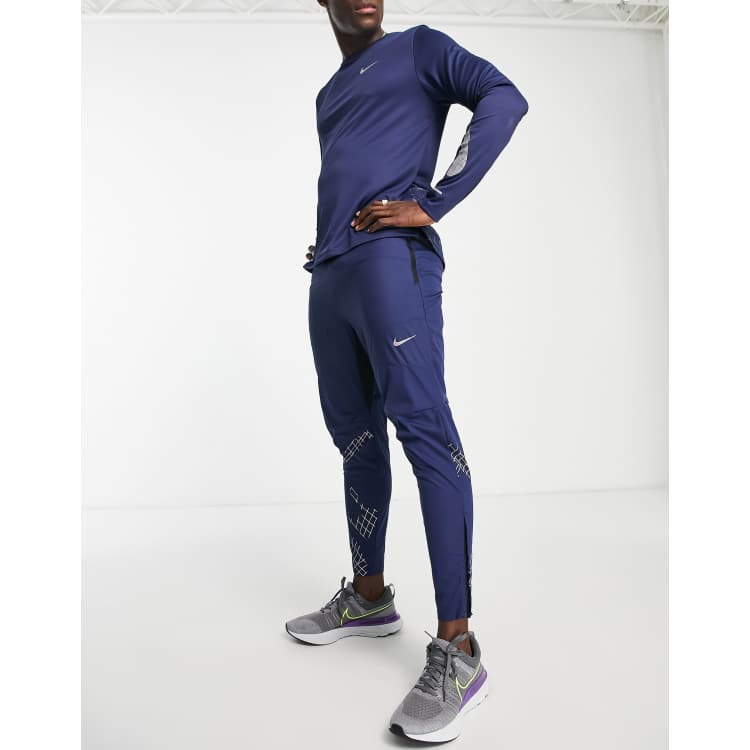 Bas de survetement discount nike bleu marine