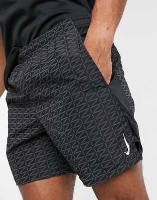 black nike reflective shorts