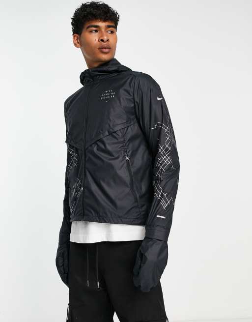 Nike Running - Run Division Statement Flash Storm-FIT - Frakke med refleks i sort