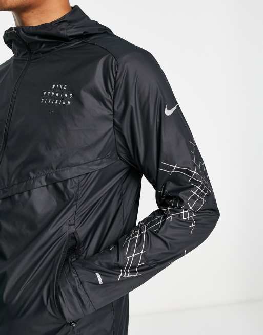 Nike Running Run Division Statement Flash Storm-FIT reflective jacket in  black