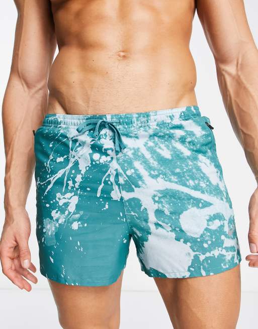Nike Running Run Division stride printed shorts in Blue