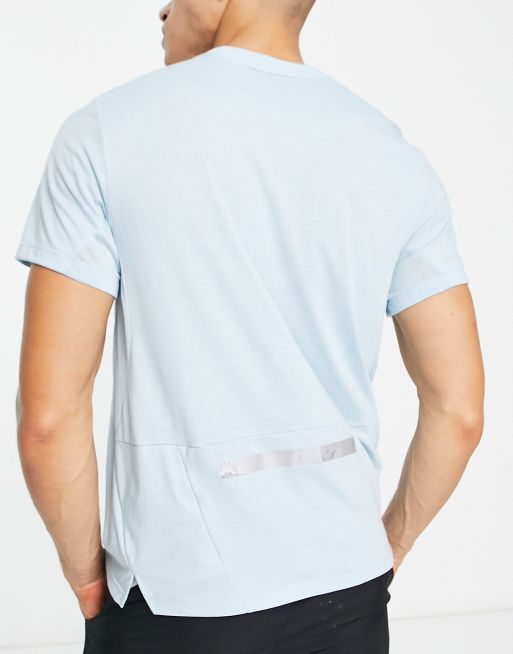 Nike Running Run Division Back Print T-Shirt In Grey 923221-445, ASOS