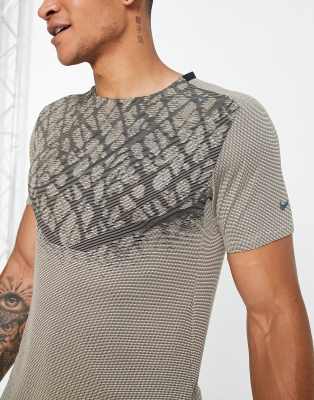 Nike Running Run Division Techknit Ultra t-shirt in stone - ASOS Price Checker
