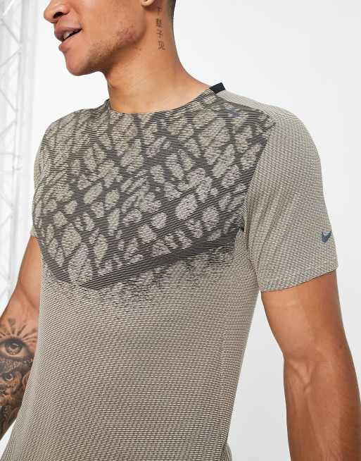 Nike Running Run Division Techknit Ultra t-shirt in stone ASOS